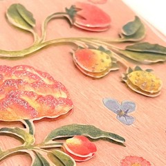 Brenda Walton Florals Scrapbook Stickers Lot – K&Co – Retired – 8 pc Kit