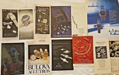 LOT 25pc Vtg JEWELRY WATCHES Ephemera Pack Print Ads Tiffany Cartier
