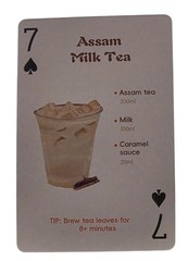 Milk Tea Recipes Mint Green Coconut Chocolate Cards Junk Journal Scrapbook S9
