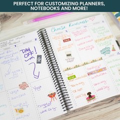 Ultimate 1500+ Sticker Pack for Planners – 40 Pages, 6” x 9”, Seasonal & Holiday
