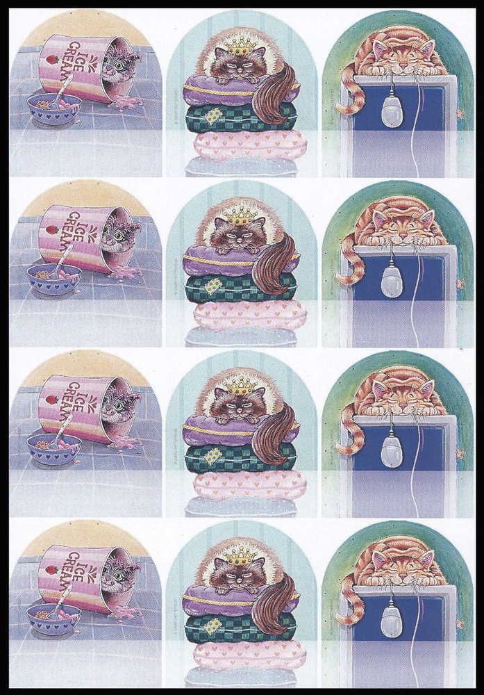 Stickers – Cat Kitten – Any Occasion CL057