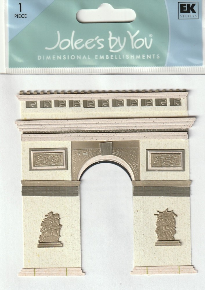 Jolee’s by You 3-D Paris France French ARC DE TRIUMPH 56319 FAST FREE Ship! WOW!