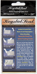 Krystal Seal ATC Art and Photo Bags – Archival Polyethylene Sealing Bags for Pai