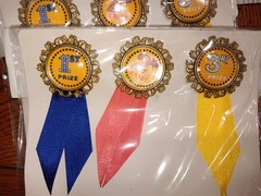 4 pkgs Themed Dimensional 1st 2nd 3rd place – AWARD RIBBONS – 12 pcs