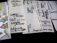 Lot of Stickers, Great Lengths, Summer, Autumn, Winter, Spring, Titles.