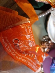 Vintage American Greeting Streamers Crepe Paper Orange Black New Halloween Fall