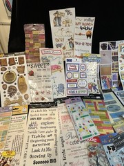 Scrapbooking Stickers Huge LOT of 120 All NEW Packs Variety Cardmaking Stickers