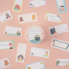 Japanese Roll Stickers, cotori cotori x Tegamisha Washi Tape, Planner Labels