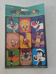 1993 CLEO LOONEY TUNES STICKERS Headstock 36 Stickers New Sealed