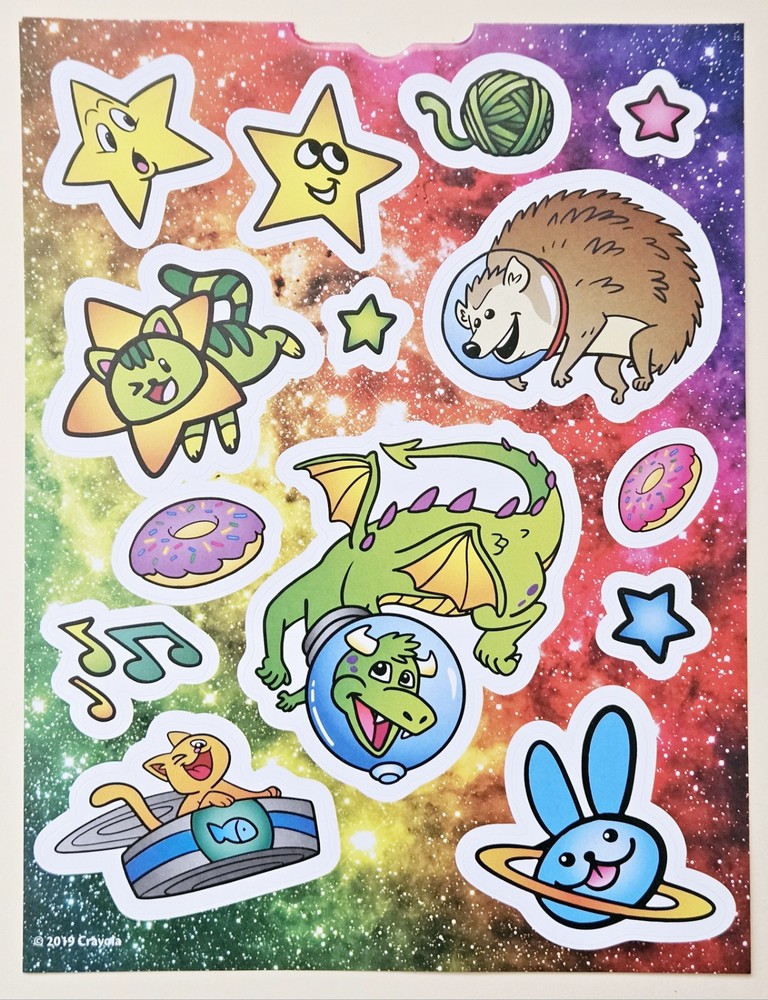 Cosmic Cats / Sticker sheet