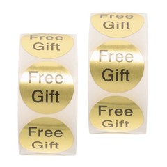 1000 Pcs Free Gift Stickers Adhesive Present Sealing Appreciation