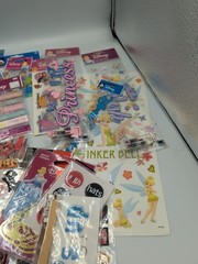 Vintage Sticker Sheets Lot Cartoon Disney, Cabbage Patch,Dora. Sandy lion Etc.
