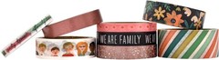 Jen Hadfield This Is Family Washi Tape Copper Foil accent 8pk Celebrates Family