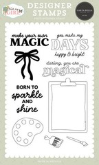 Echo Park Designer- CLEAR ACRYLIC STAMPS – SPARKLE AND SHINE