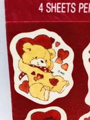 New Vintage Forget Me Not – American Greetings Valentine Stickers Sealed