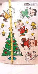 Hallmark Peanuts Snoopy Moveable Stickers Christmas Decoration Sheet New