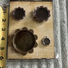 Prima Mechanicals Metal Trinkets Flowers 8pc Embellishment Steampunk Crafts DIY