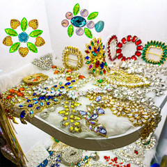 Bulk Self Adhesive Gems Jewels for Kids Crafts Rhinestones Colorful10 Shapes DIY