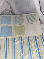 Brand New Baby ‘ (8) 12×12″ Coordinating￼ Sheets Sealed Package