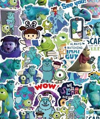 20 MONSTERS INC RANDOM ASSORTED 2″ STICKERS LABELS DISNEY PARTY FAVOR GIFT MOVIE