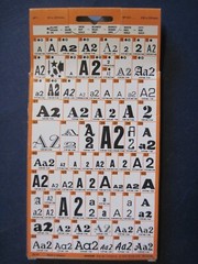 DECAdry New Old Stock Dry Transfer black rub-on LETTERS (w/numbers) FREE SHIP US