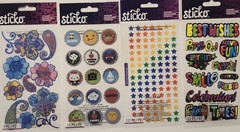 Lot Of 12 STICKO & JOLEE’S BOUTIQUE Scrapbooking Stickers MIXED ASSORTMENT