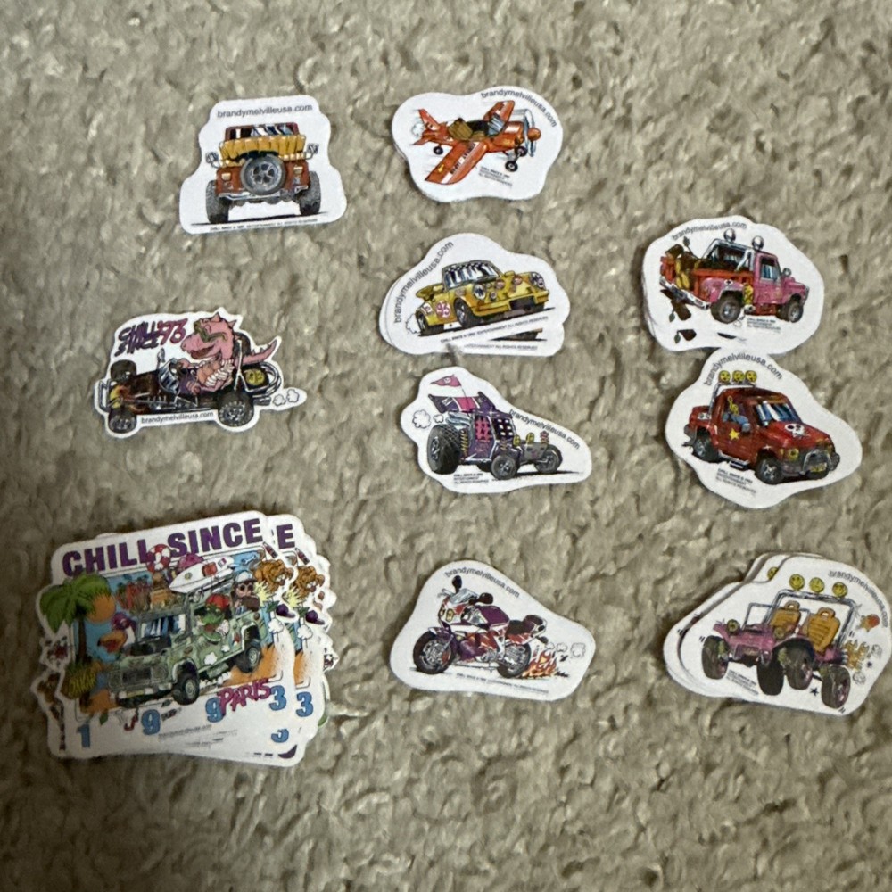 Lot Of 20 Miscellaneous Brandy Melville Stickers