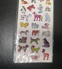 TWIN SEVEN Animal 56 MICRO Stickers Pack Vintage new dogs farm stationary