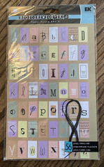 EK SUCCESS BOOKWORKS Memo Board Index Tabs Paper String ABC’s Scrapbooking NEW