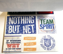 Deja Views Sports Sticker Tablet 260 Vellum & Cardstock Quote Word Tiles