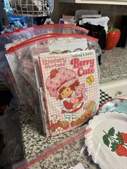 Strawberry Shortcake inspired Junk Journal Kit/Supplies #2