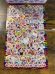 Lisa Frank Sticker Book 5 Sticker Sheets 600 Stickers Bendon New Booklet