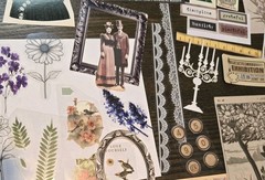 Junk Journal Kit Vintage Style Paper Stickers Tags Tickets Images Ephemera Craft
