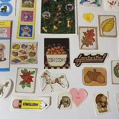 Vintage + Stickers Set Sandylion Kodak ET Animals Cabbage Patch Nursery Rhymes +