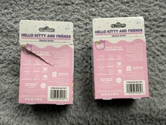 Sanrio Hello Kitty and Friends Snack Shop Sticker Roll 300+ Stickers Lot of 2