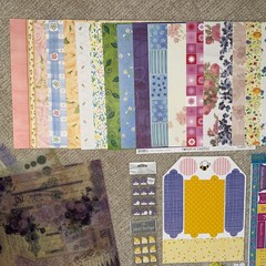 FLOWERS Themed Embelishment Kit