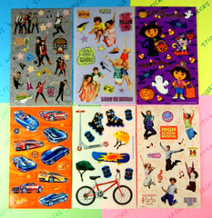Vintage Sandylion Cartoons & Characters Kids Sticker Sheet Lot Of 15