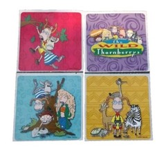 WILD THORNBERRYS Stickers – 4 squares ~VINTAGE~ 90s Cartoon Nickelodeon