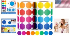 Vibrant 3/4 Inch Color Coding Stickers – 4000 PCS for Home and Classroom Use