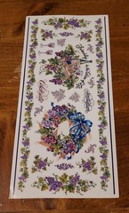 PSX Designs Collectible Vintage Sticker Sheet ~ Grapevines & Wine. (2002)