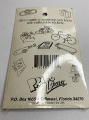 Vintage Prism Stickers Classy Stick-Ons Musical Band Colorful New Sealed