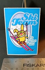 Jim Benton Happy Bunny Humor Vending Machine Sticker Vintage Series 7 RARE