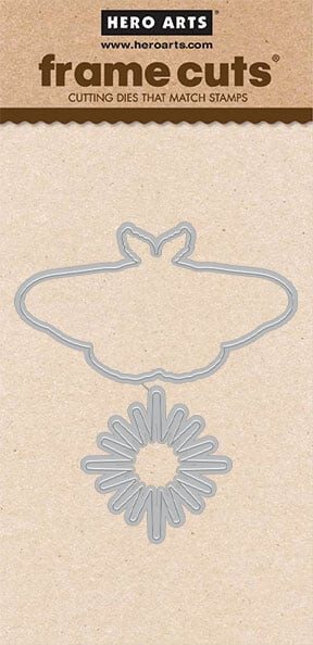 HERO ARTS – METAL CUTTING DIE – MOTH FRAME
