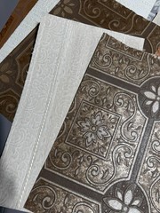 Vtge Textured Wallpaper Samples from Sample Book, Ethan Allen (10 Pieces) Set 12