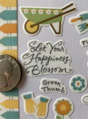 GARDEN OF LOVE Vellum Sticker(24pc)Creative Touch•Bloom•Flowers•Green Thumb•Grow