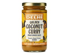 Brooklyn Delhi Golden Coconut Curry Indian Simmer Sauce, 12 Oz – Pack Of 2