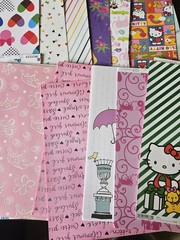 Amazing girl scrapbooking lot of single pages Hello Kitty Prinecess Minnie Mouse