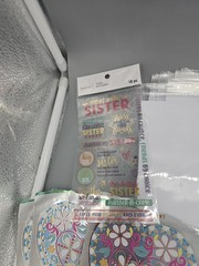 Scrapbooking Lot 42 Page Refills New Stickers, Jewels, And Others