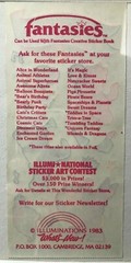 Vintage Stickers Illuminations Fantasies 1984 Birthday Parade 80s Sticker Sheet