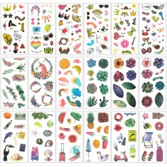 Wrapables Washi Stickers Sets for Scrapbooking, Crafts, Stationery, Diary